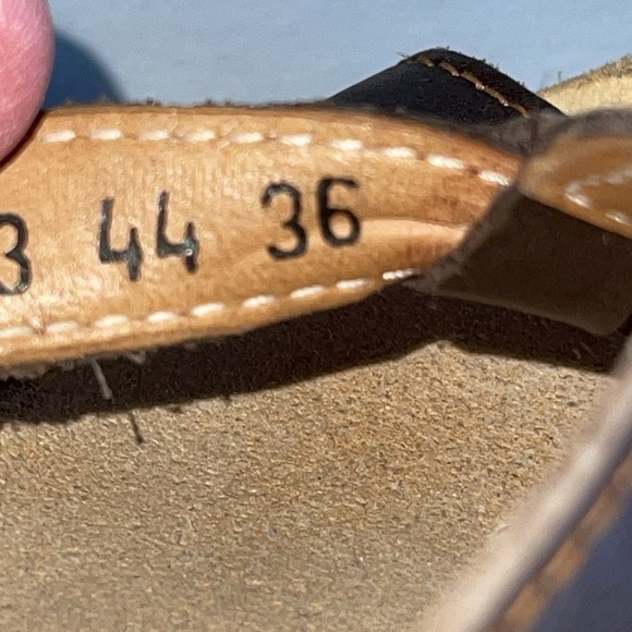 Think! Julia Brown Leather And Cork Cross Strap Sandals - Picture 8 of 10